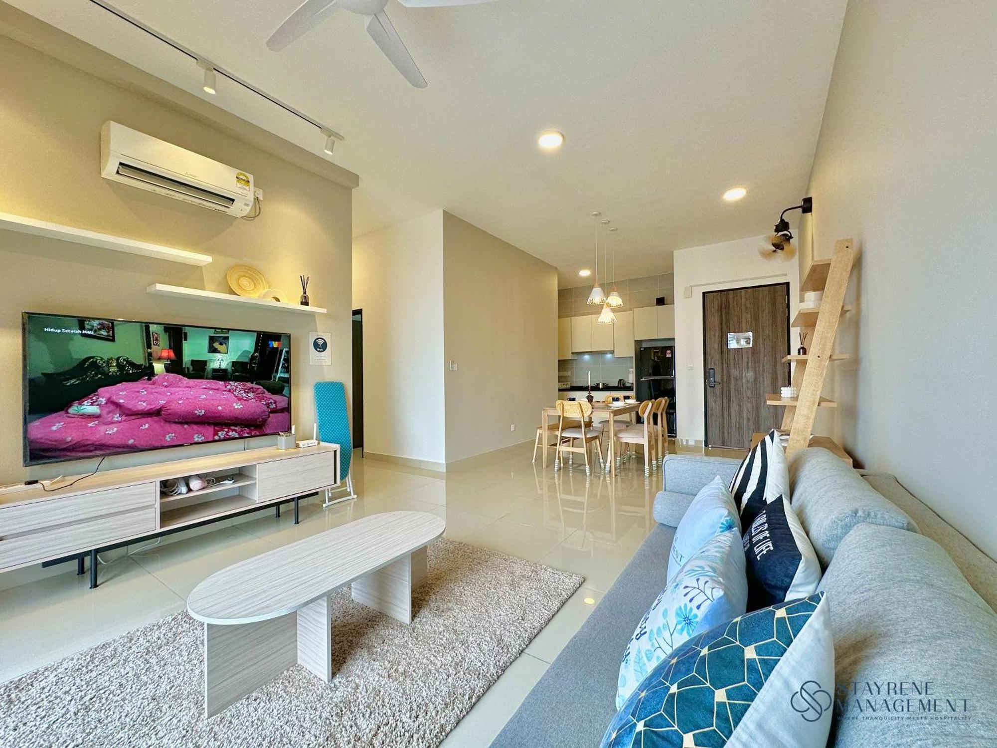 Twin Tower Residence Johor Bahru By Stayrene Oda fotoğraf