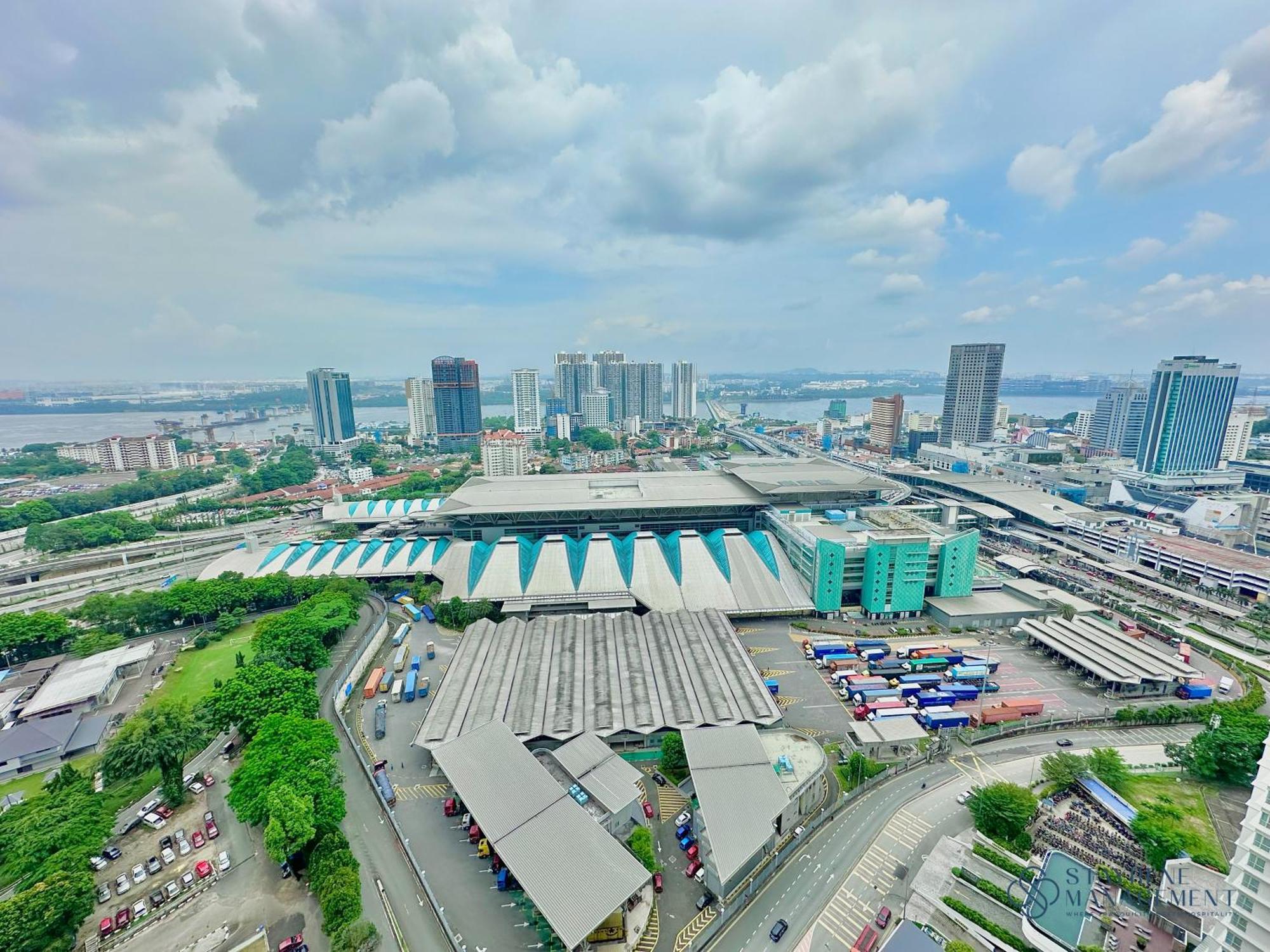 Twin Tower Residence Johor Bahru By Stayrene Oda fotoğraf